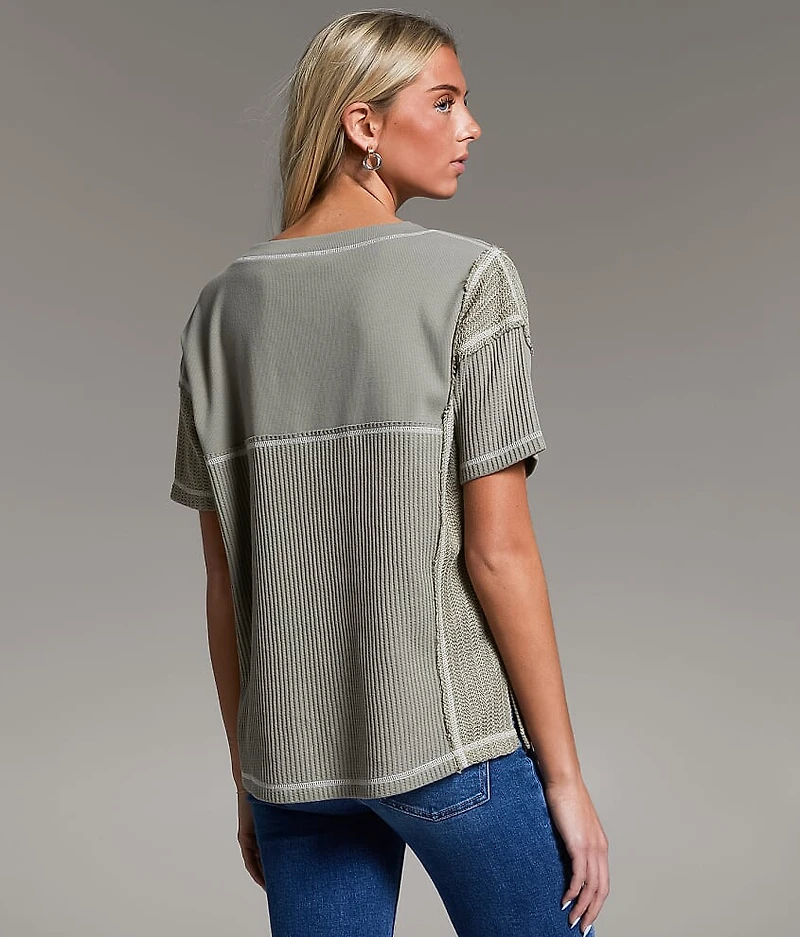 Pieced Waffle Top