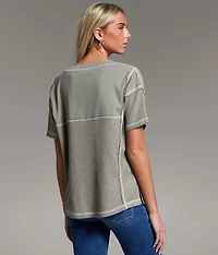Pieced Waffle Top
