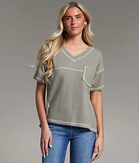 Pieced Waffle Top