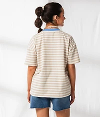 Striped Ringer Oversized T-Shirt
