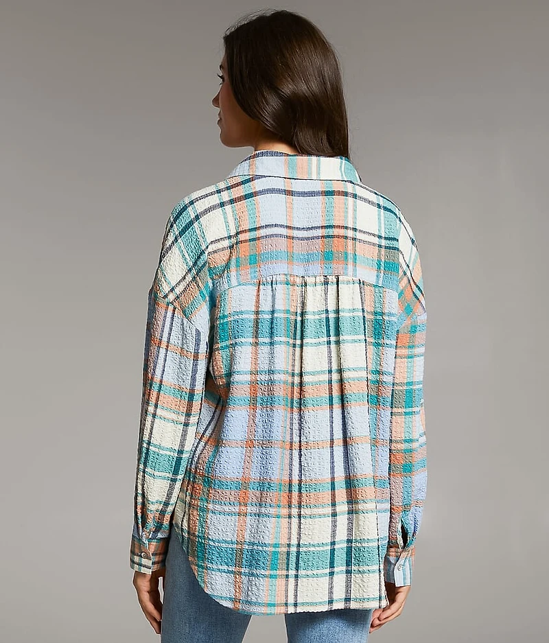 Plaid Oversized Shirt