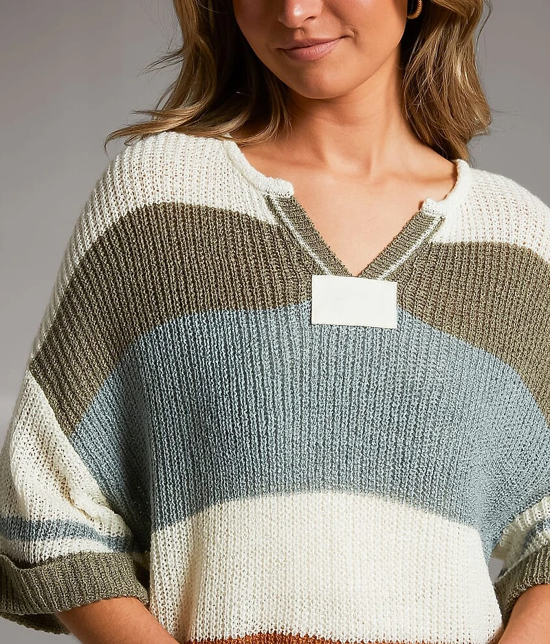 Striped Dolman Sweater