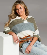 Striped Dolman Sweater