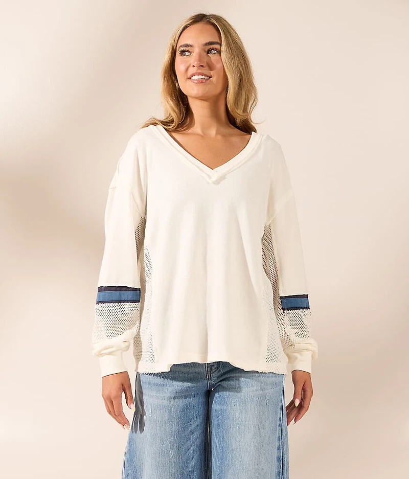 Boundless Edit - Pieced Mesh Top