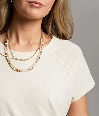 Raw Edge Basic T-Shirt