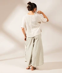 Boundless Edit - Raw Edge Marled Top