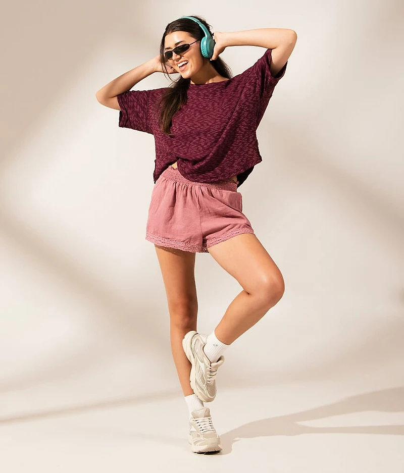 Boundless Edit - Raw Edge Marled Top