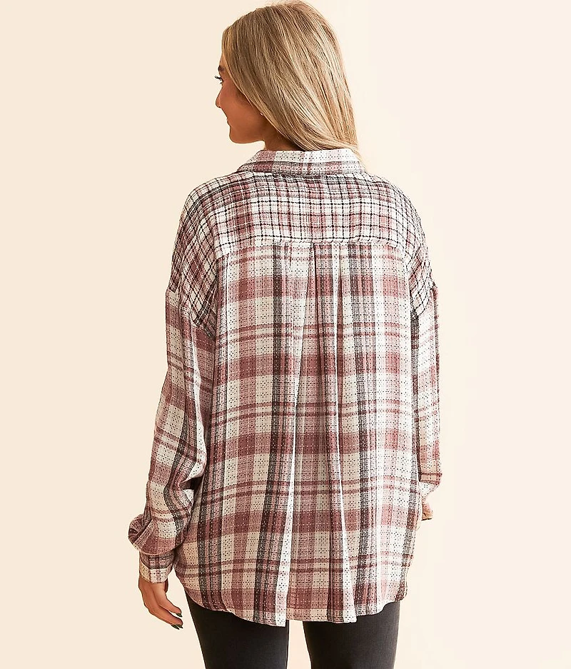 Oversized Plaid Shirt
