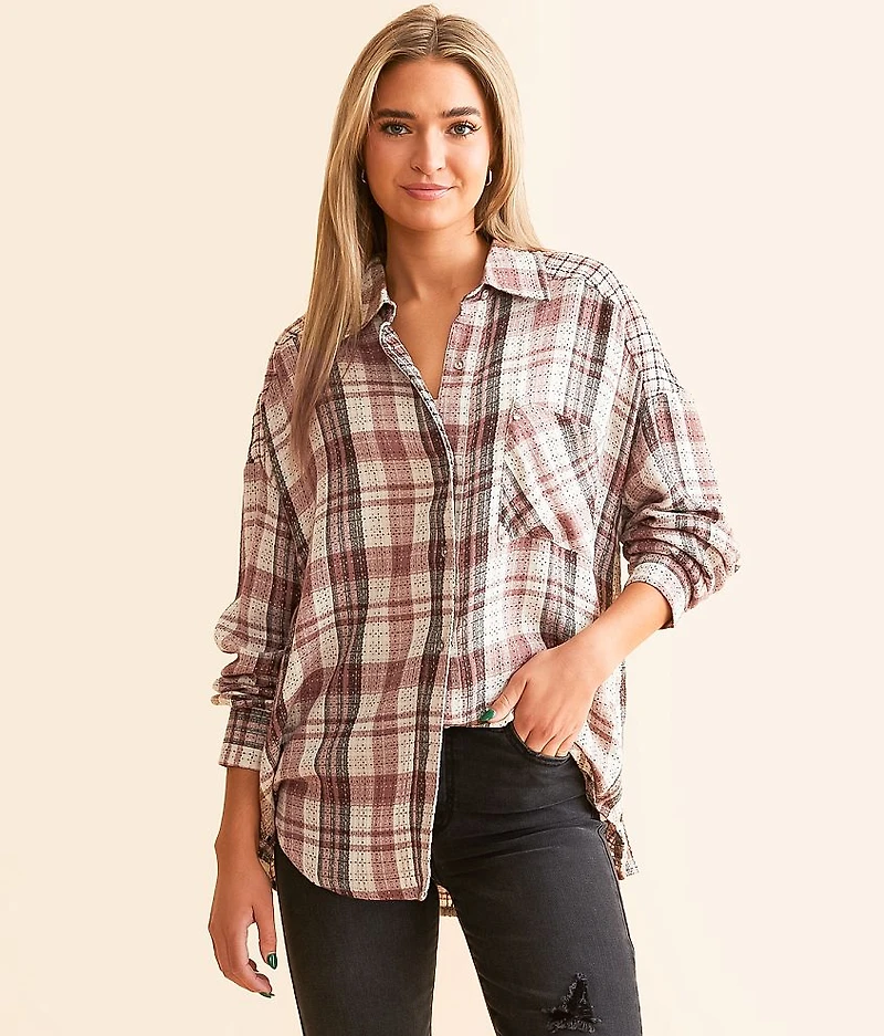 Oversized Plaid Shirt