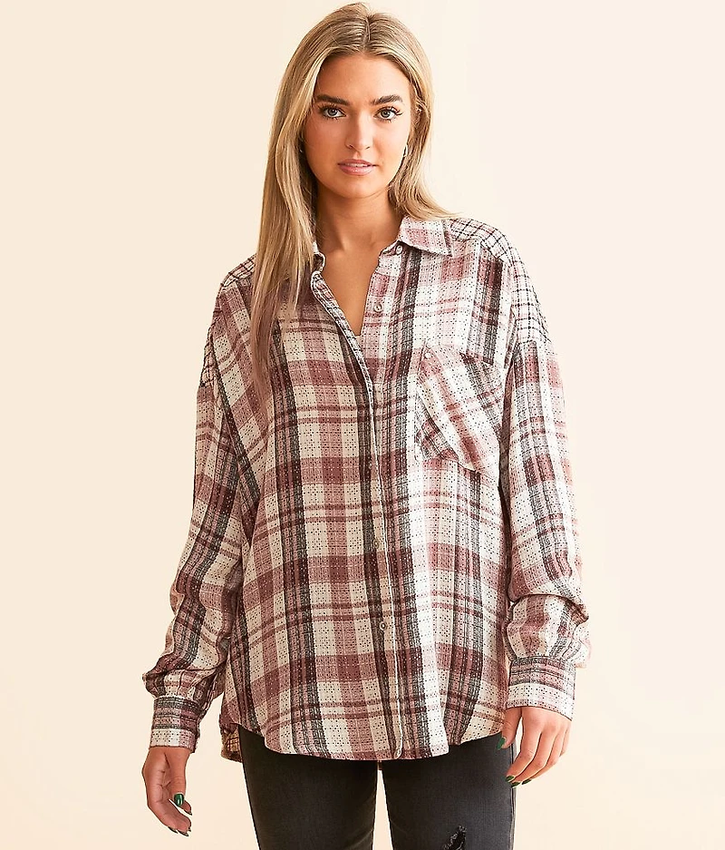 Oversized Plaid Shirt