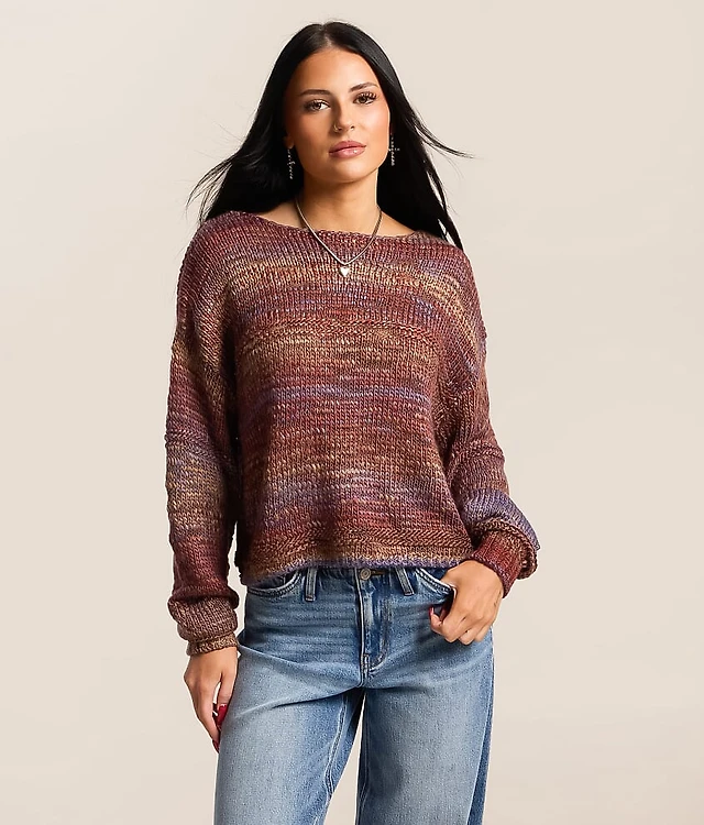 Marled Yarn Sweater