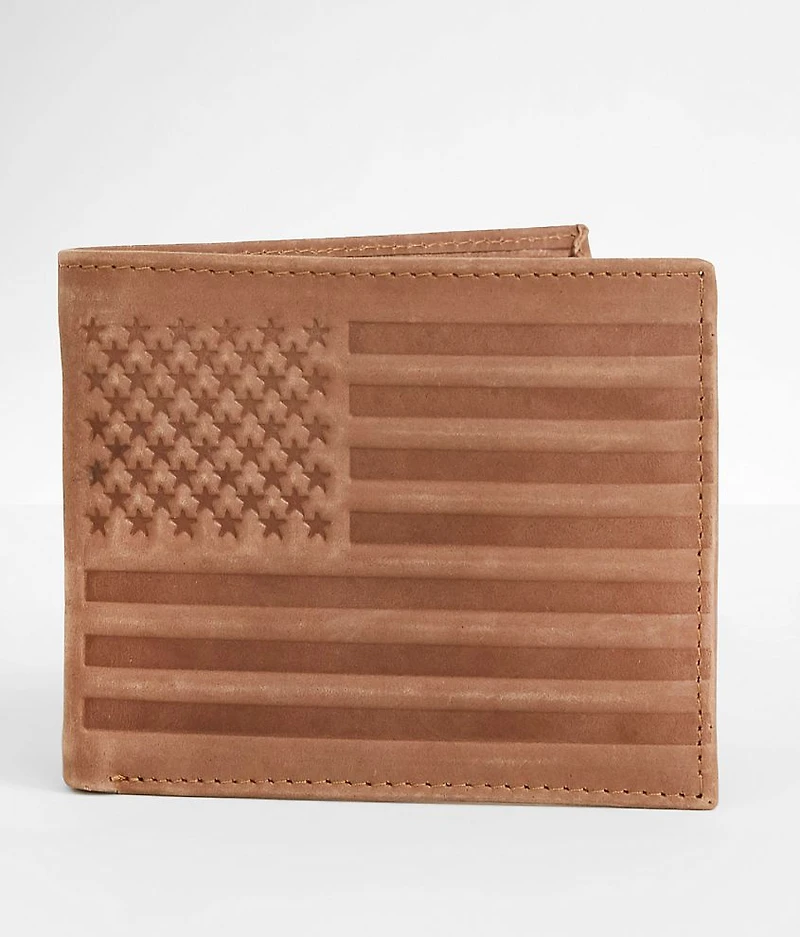 Flag Leather Wallet