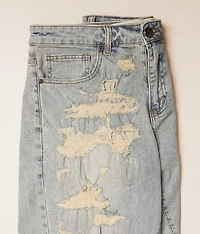Destructed Stretch Short