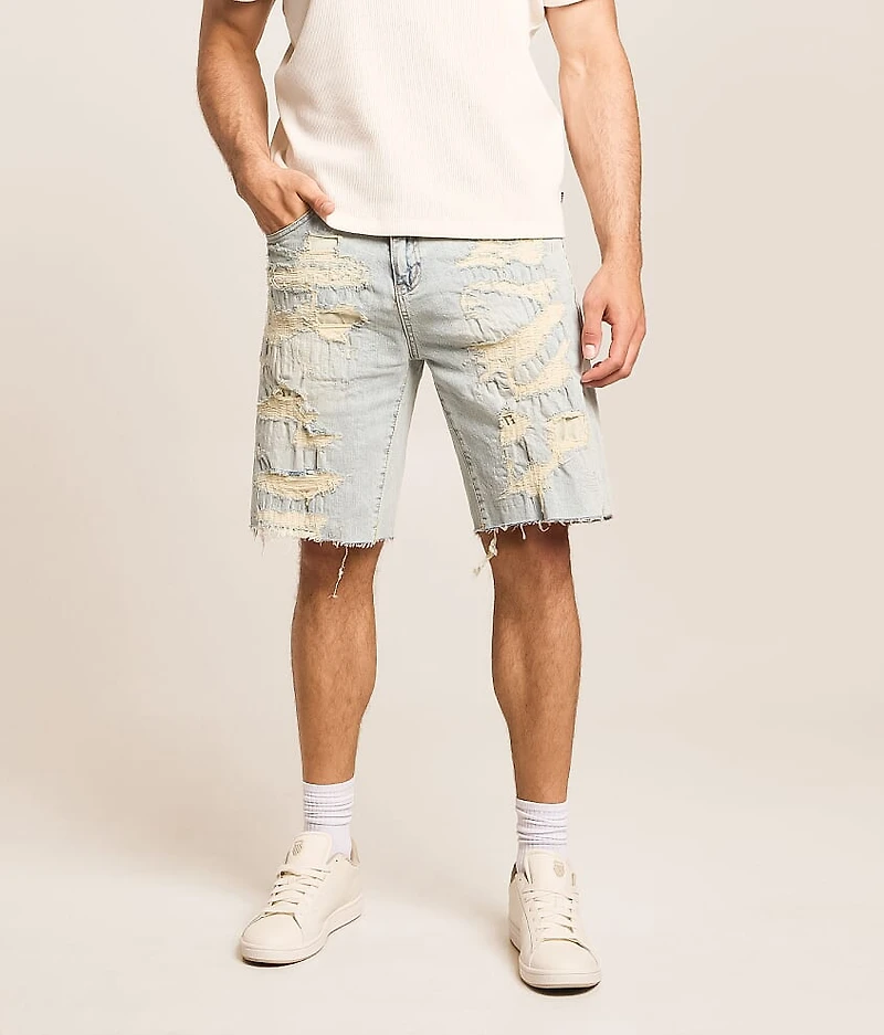 Destructed Stretch Short
