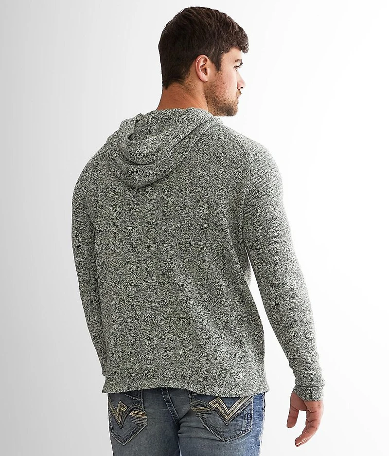 Crossover Hooded Sweater