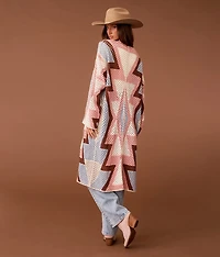 Patterned Crochet Kimono