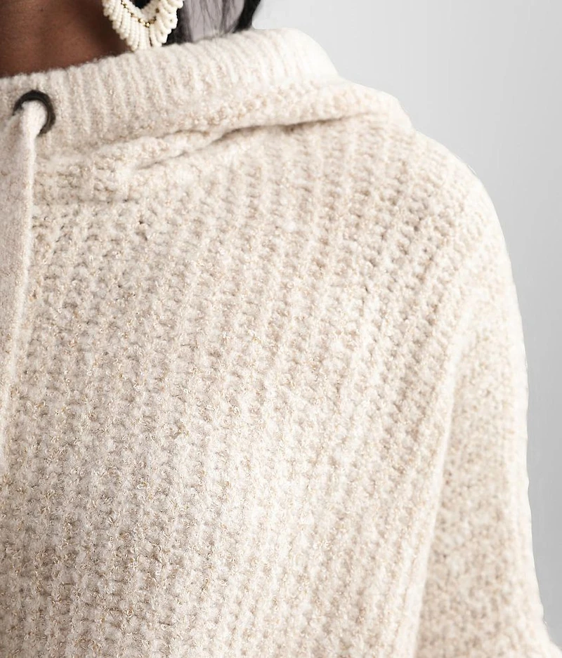Hooded Poncho Sweater