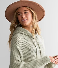 Hooded Poncho Sweater