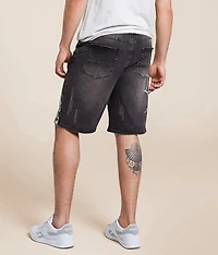 Relaxed Denim Stretch Short