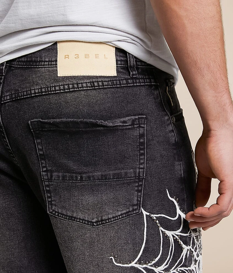 Relaxed Denim Stretch Short