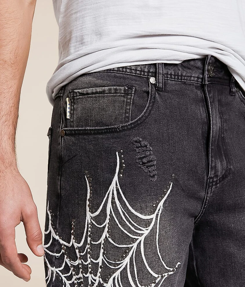 Relaxed Denim Stretch Short