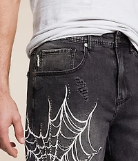Relaxed Denim Stretch Short