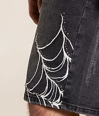 Relaxed Denim Stretch Short