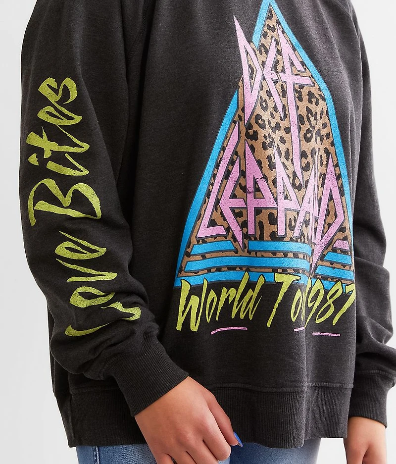 Def Leppard Oversized Band Pullover