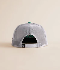 Aqua Aztec Trucker Hat