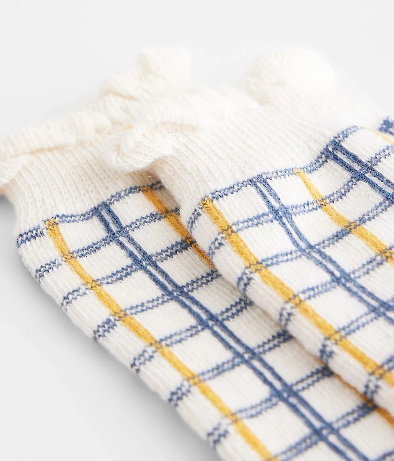BKE Plaid Boot Socks
