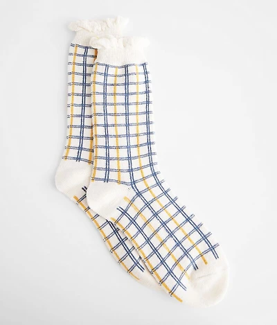 BKE Plaid Boot Socks