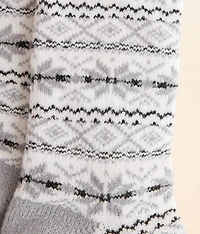 Metallic Chenille Socks