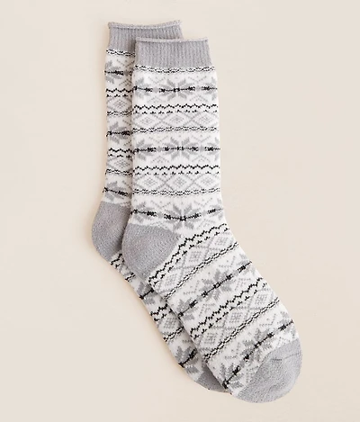 Metallic Chenille Socks