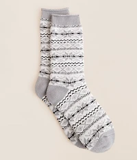 Metallic Chenille Socks