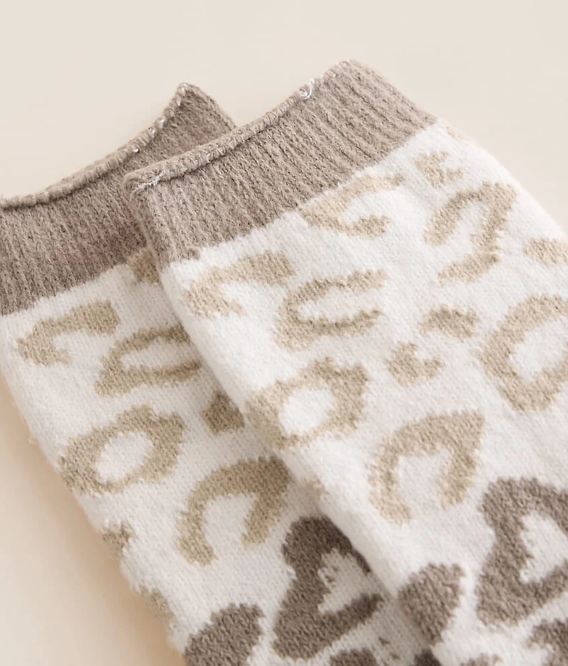 Leopard Crew Socks