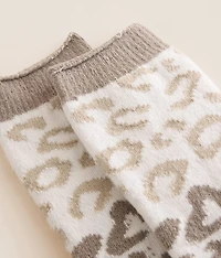 Leopard Crew Socks