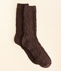 Cable Knit Boot Socks