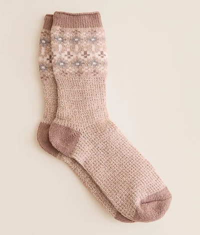 Marled Pattern Socks