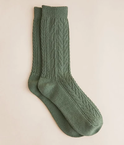Cable Knit Socks