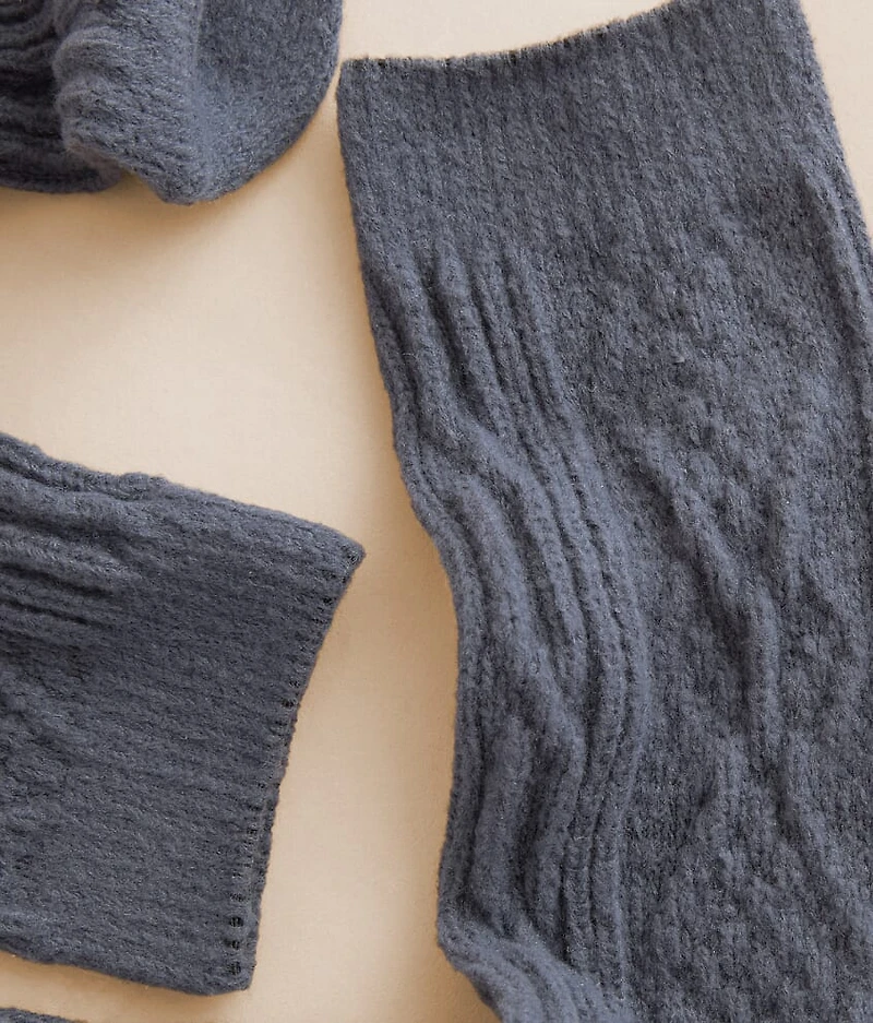Textured Crew Socks