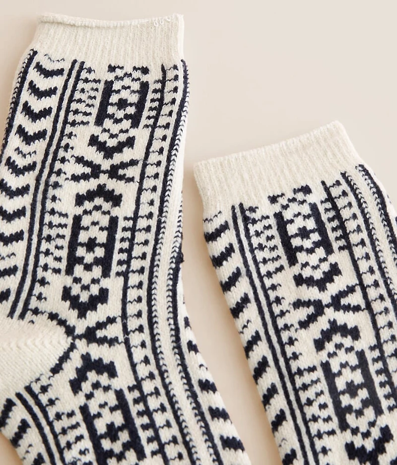 Printed Crew Socks