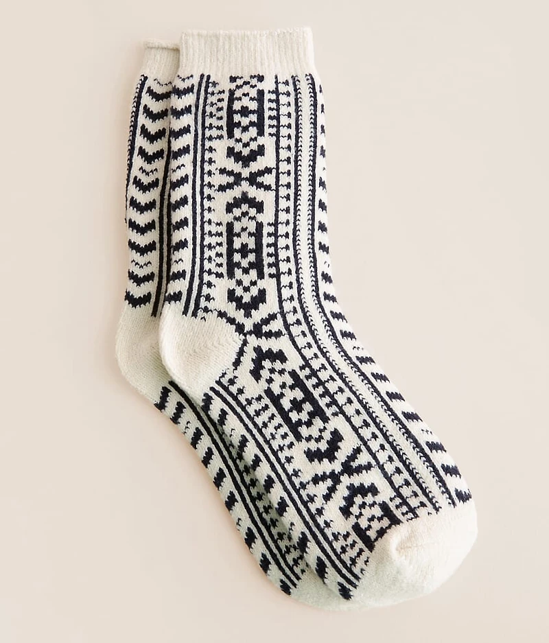 Printed Crew Socks