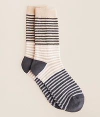 Striped Chenille Socks