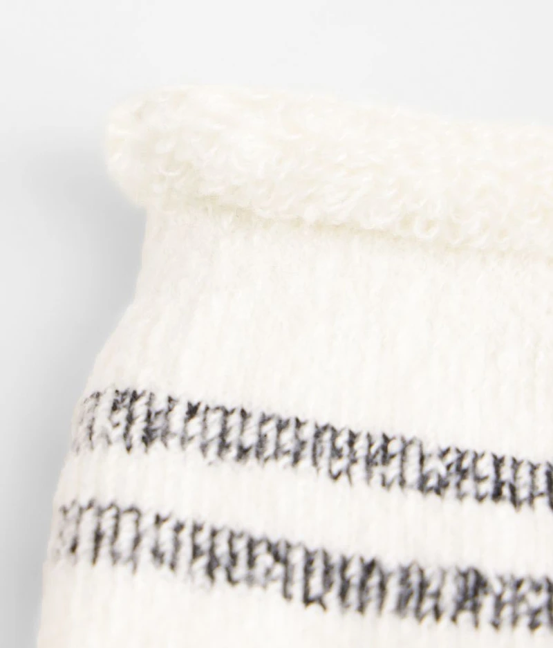 BKE Roll Top Terry Socks