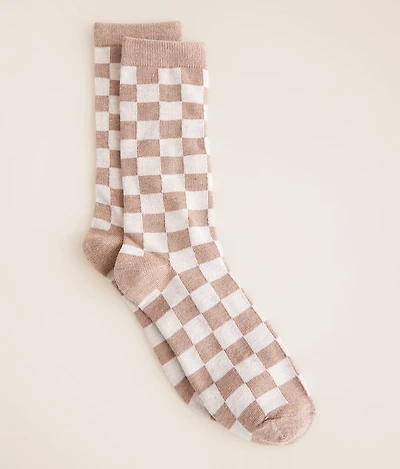 BKE Checkered Socks