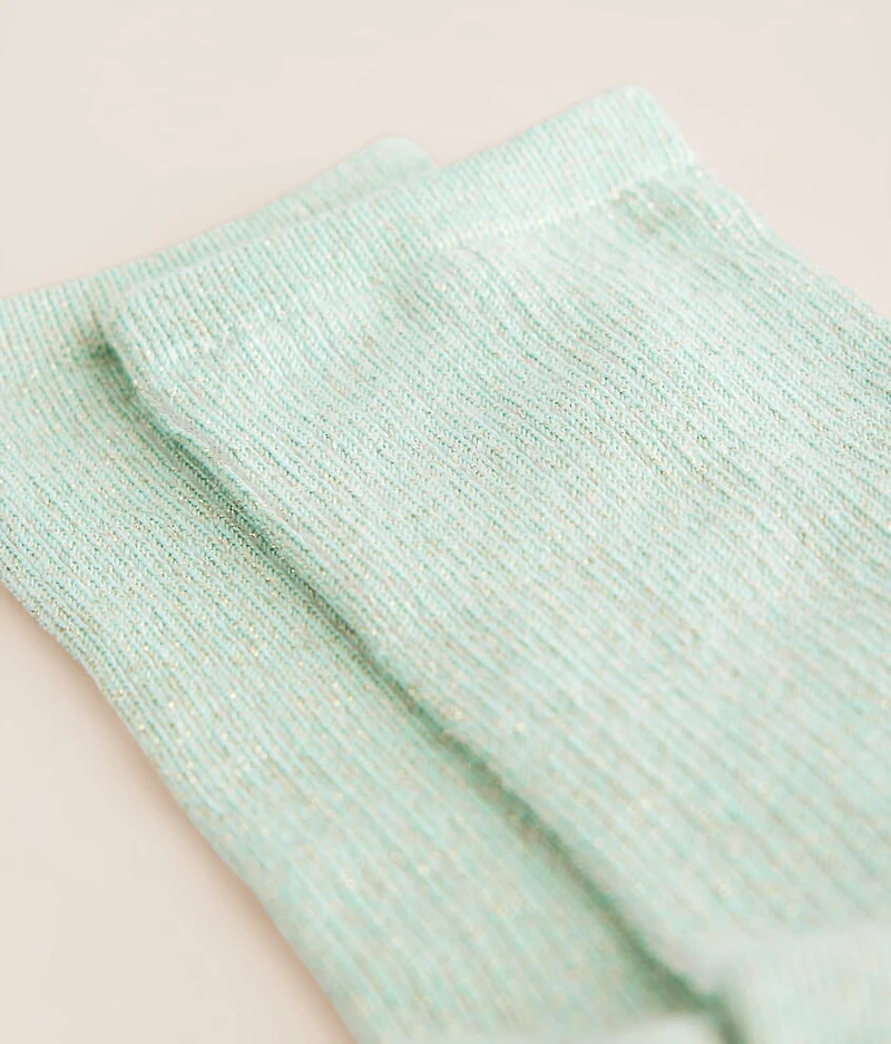 BKE Metallic Socks