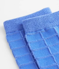BKE Blue Grid Socks