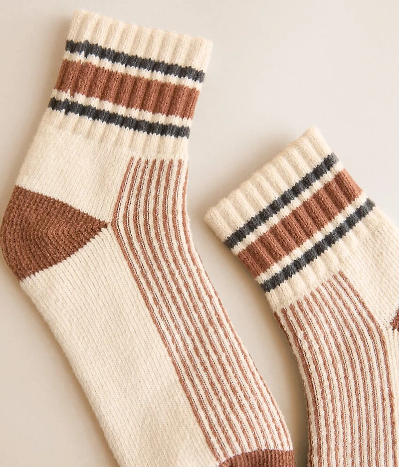 Plush Striped Socks