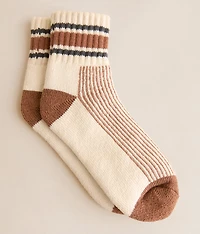 Plush Striped Socks