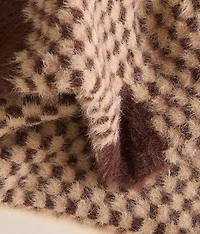 Eyelash Checkered Socks